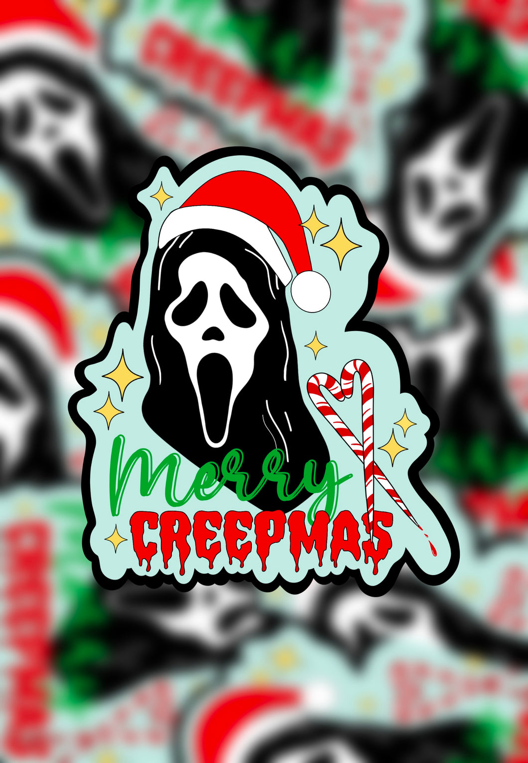 Merry creepmas sticker