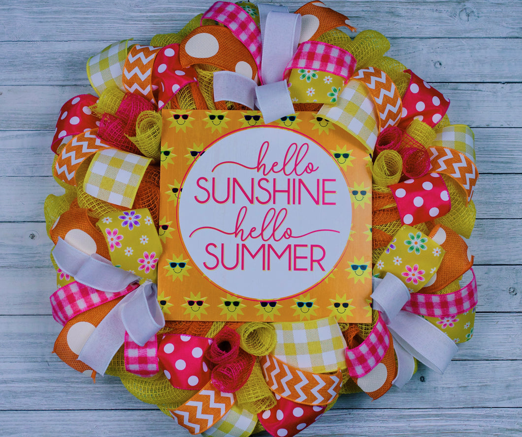 Summer Sunshine Wreath