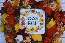 Load image into Gallery viewer, Hello Fall Wreath
