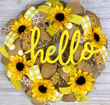 Load image into Gallery viewer, Sunflower Wreath
