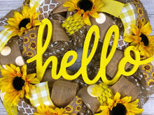 Load image into Gallery viewer, Sunflower Wreath
