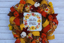 Load image into Gallery viewer, Hello Fall Wreath
