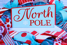 Load image into Gallery viewer, North Pole christmas wreath
