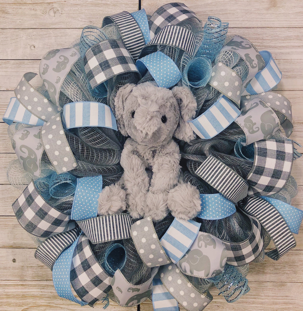 Babyboy wreath