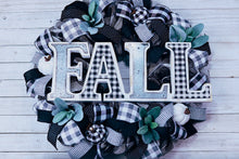 Load image into Gallery viewer, Fall plaid wreath
