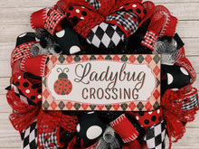 Load image into Gallery viewer, Ladybug Wreath
