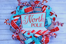 Load image into Gallery viewer, North Pole christmas wreath
