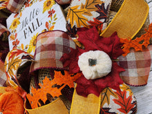 Load image into Gallery viewer, Hello Fall Wreath (Orange)
