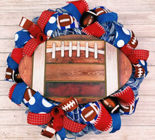 Load image into Gallery viewer, Football Wreath
