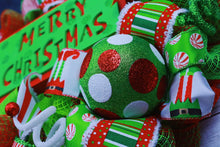 Load image into Gallery viewer, Red &amp; Green Christmas wreath
