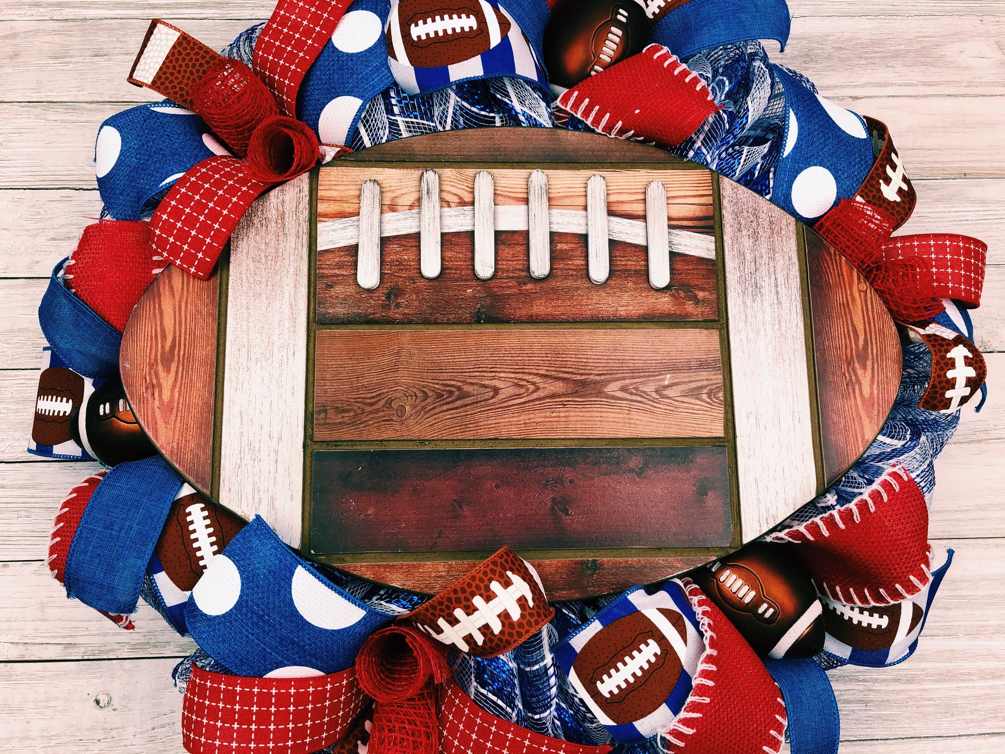 Football Wreath – Antonia's Happy Crafting & Gifts