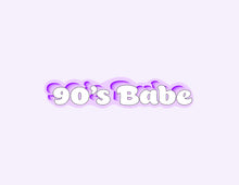 Load image into Gallery viewer, 90&#39;s Babe Sticker
