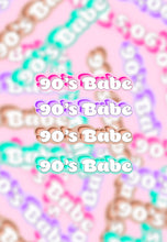 Load image into Gallery viewer, 90&#39;s Babe Sticker
