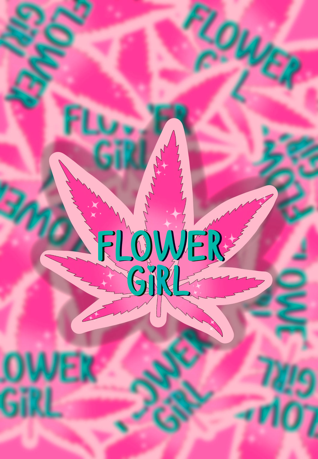 Flower Girl Sticker