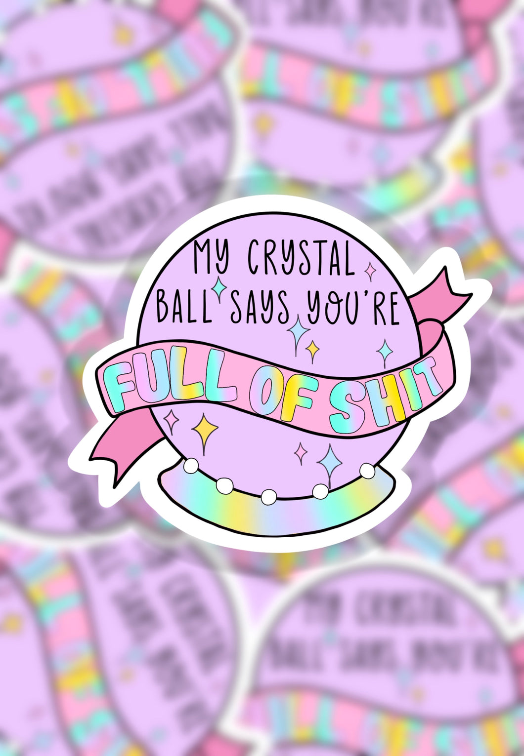 Crystal Ball Sticker