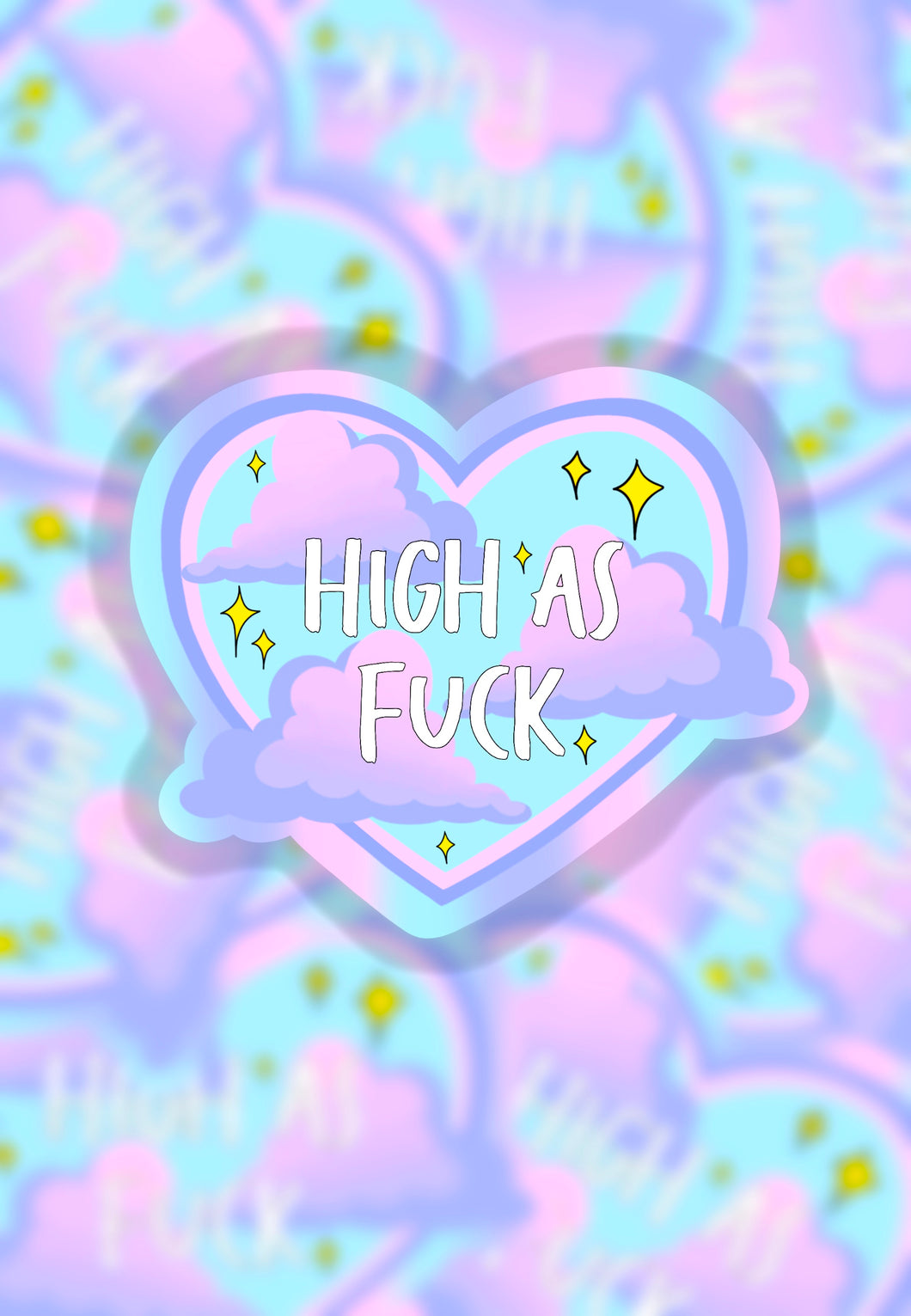 High AF Sticker