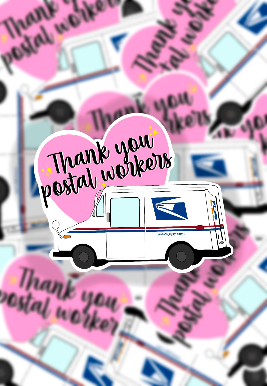 Postal Workers Sticker