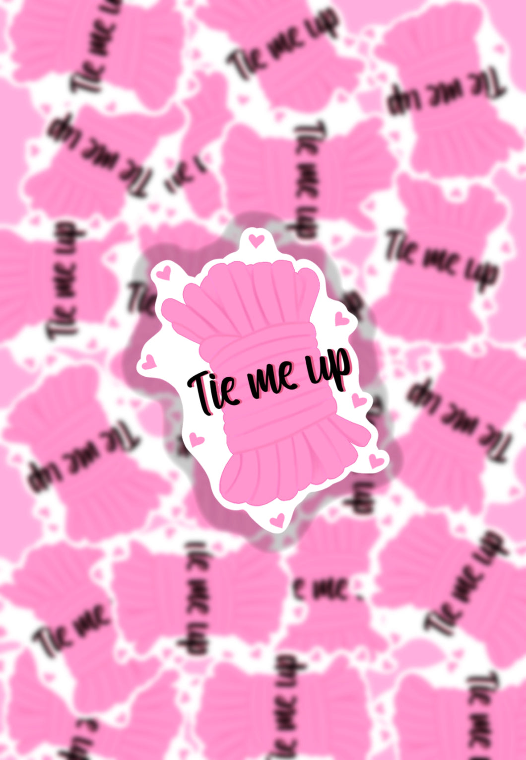 Tie Me Up Sticker