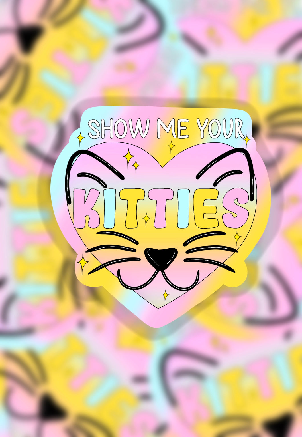 Show me your kitties sticker