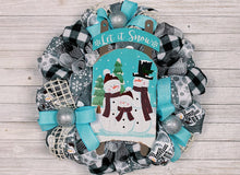 Load image into Gallery viewer, Snowman wreath
