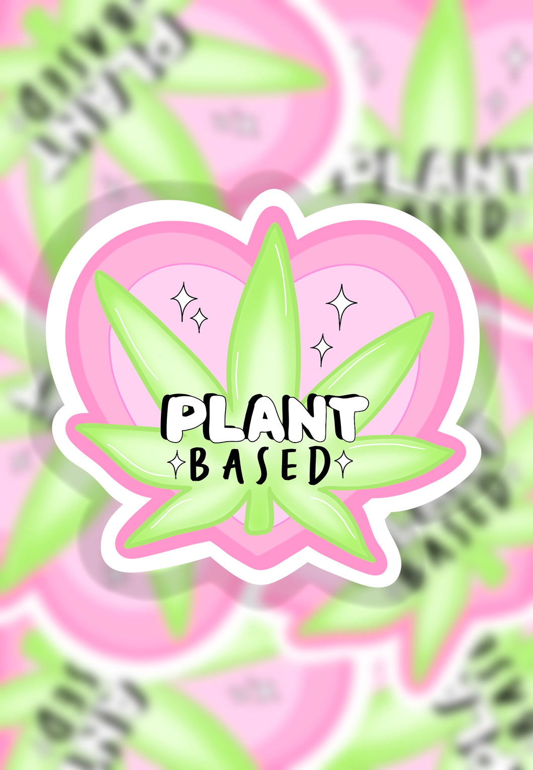 Plant based sticker