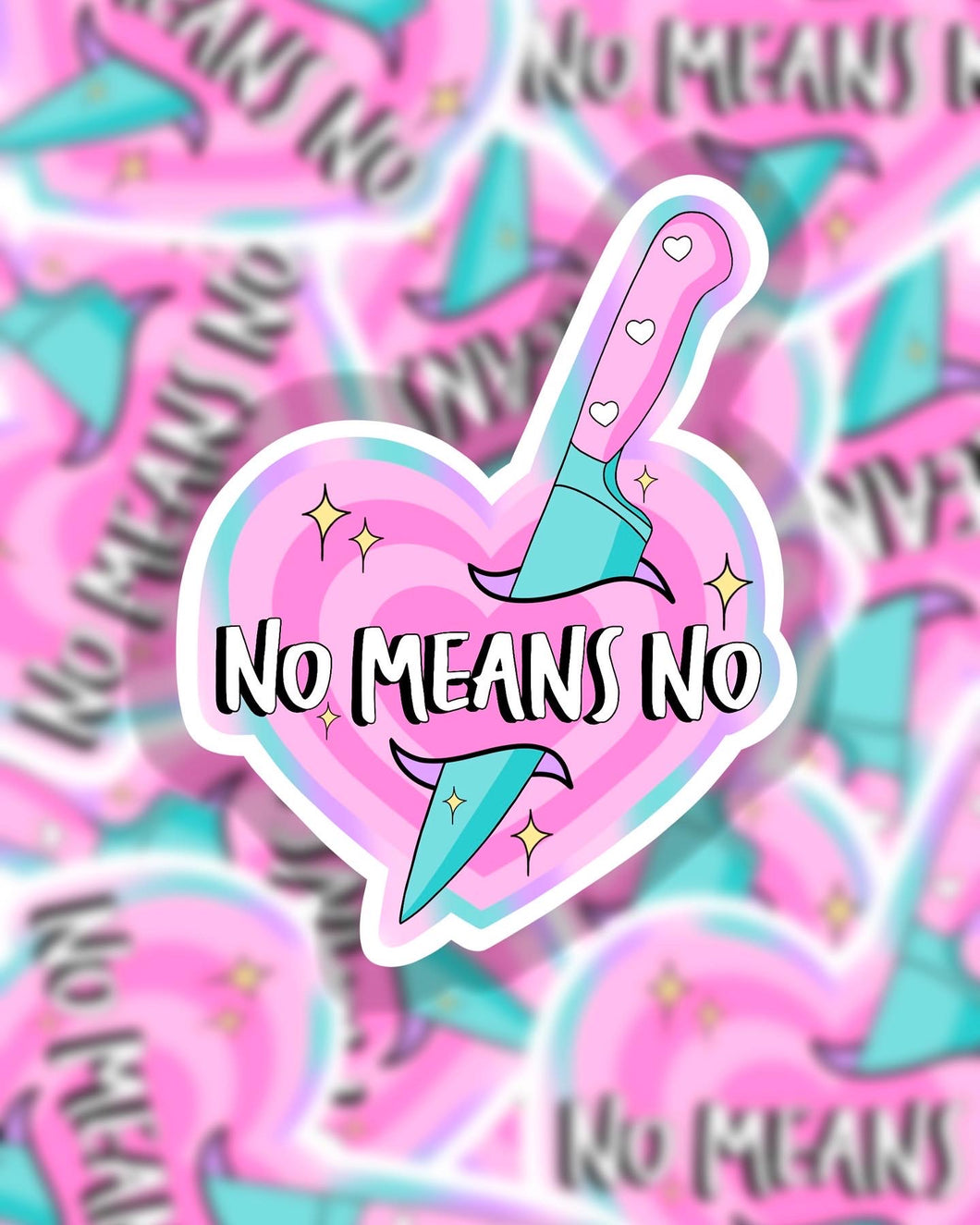 No means NO sticker