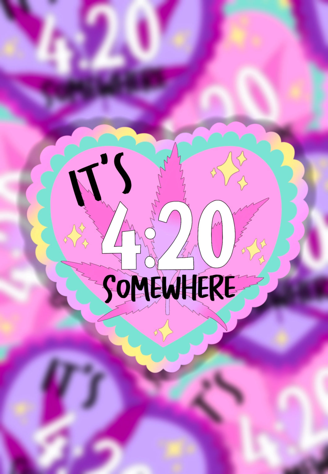 420 Somewhere Sticker