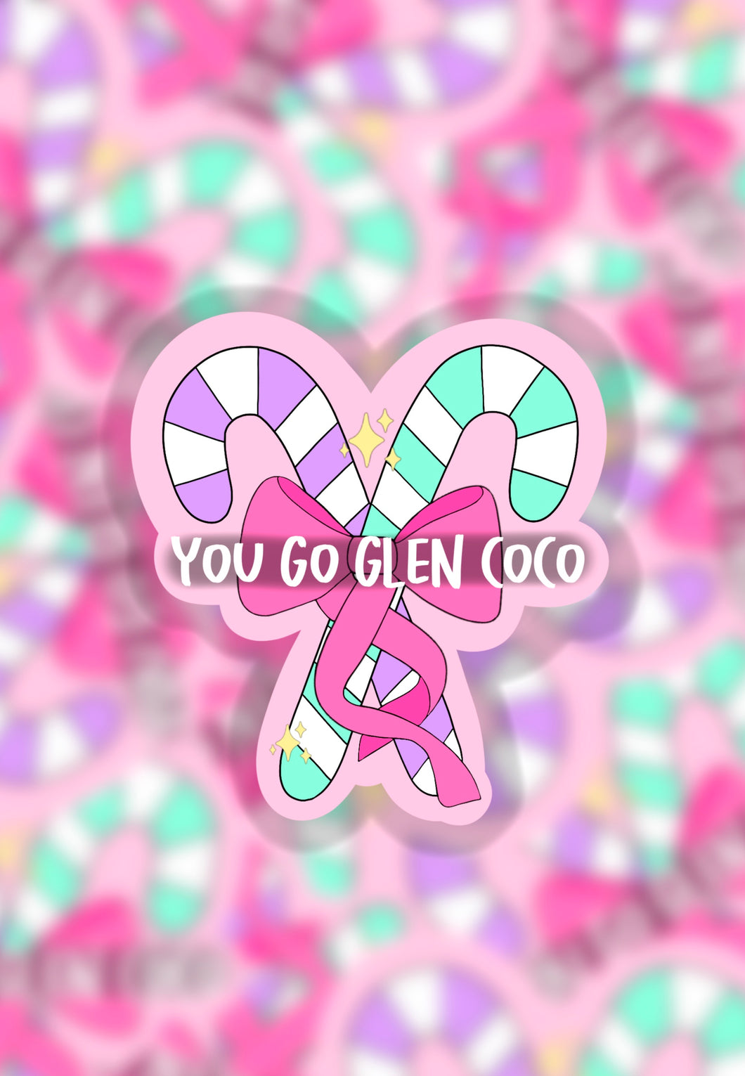 Glen coco sticker