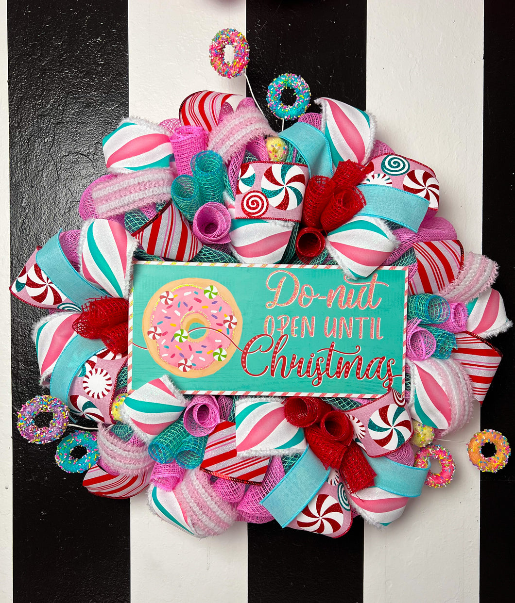 Donut Christmas wreath