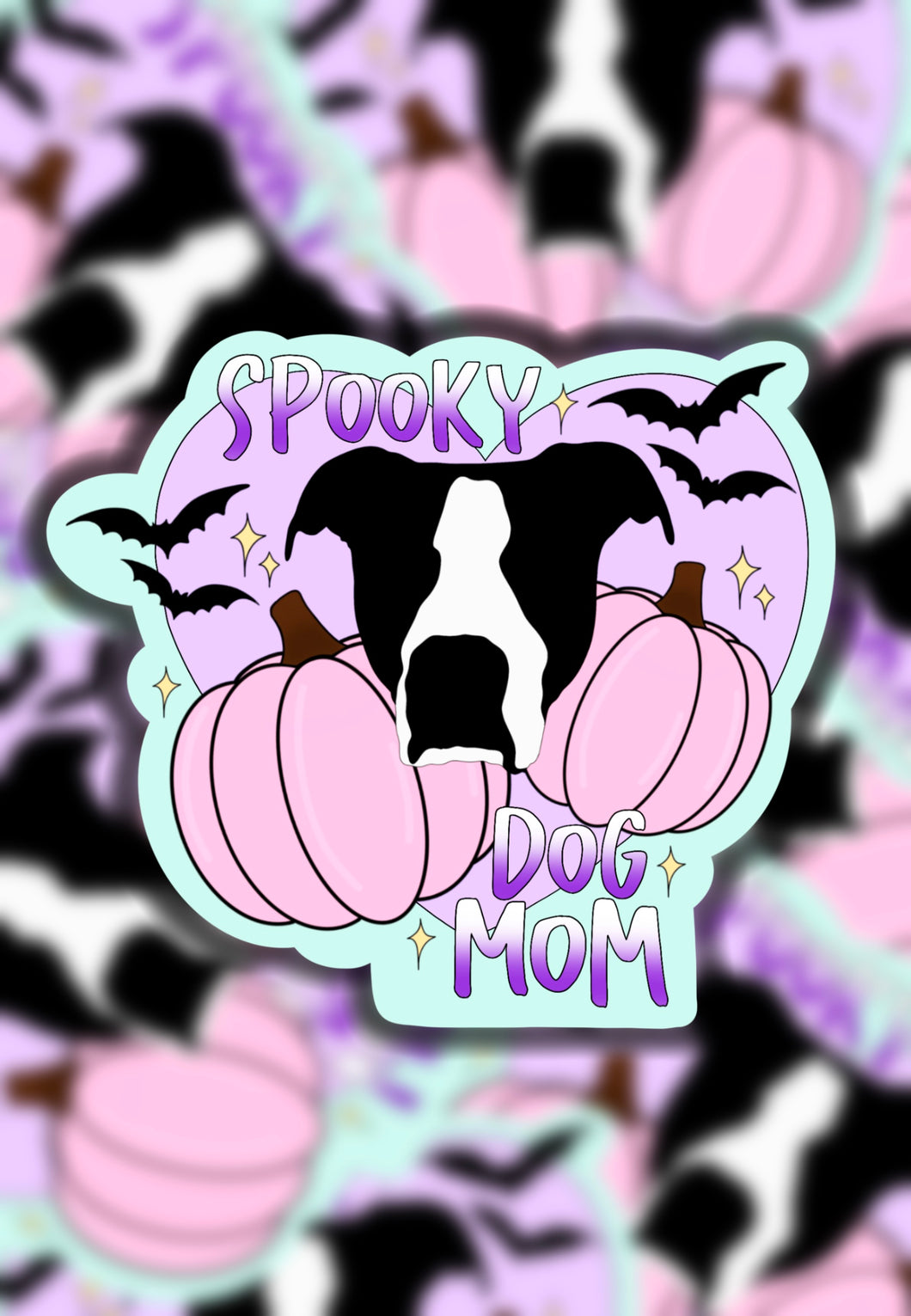 Spooky Dog mom sticker