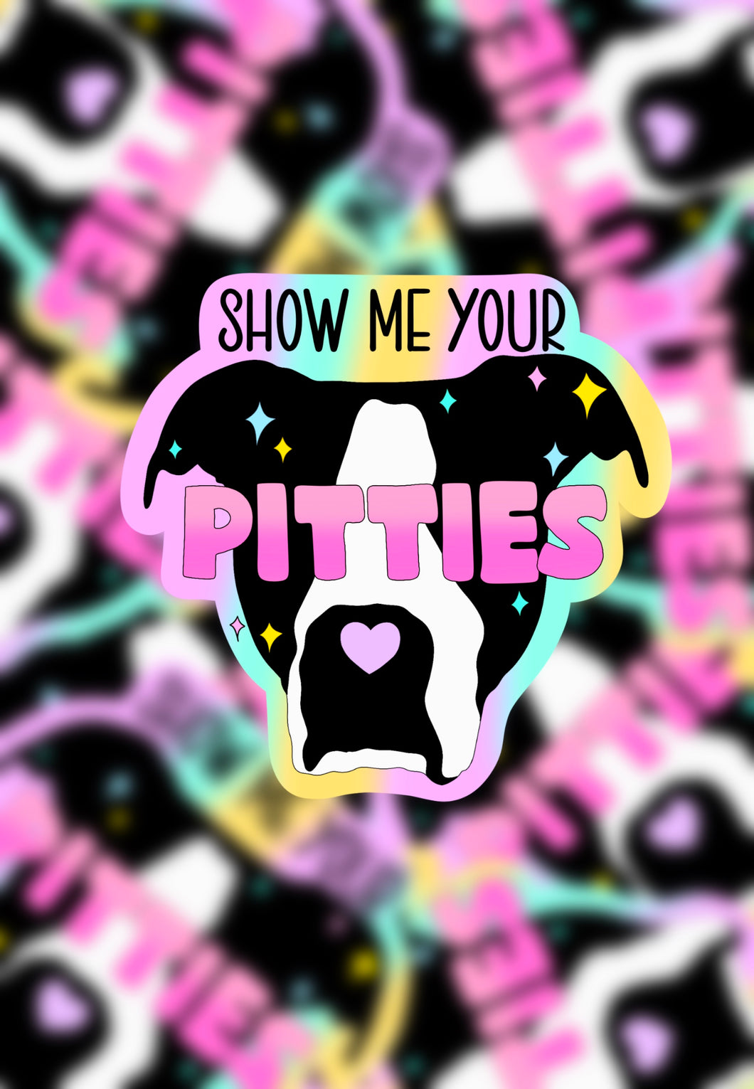 Show me your pitties sticker