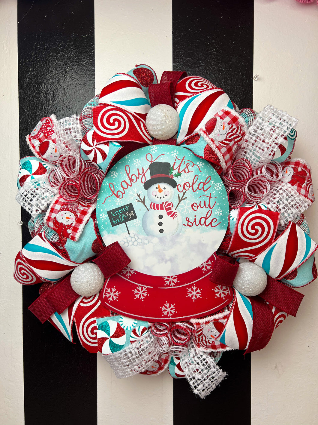 Baby it’s cold outside Wreath