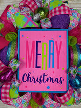 Load image into Gallery viewer, Colorful Christmas wreath
